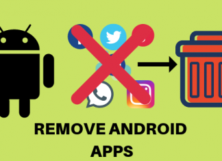 remove android apps
